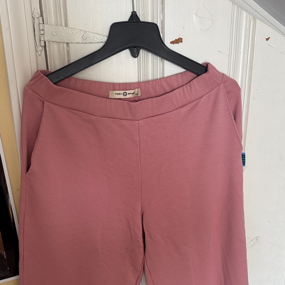 Tory Sport Mauve Wide Leg Pants
